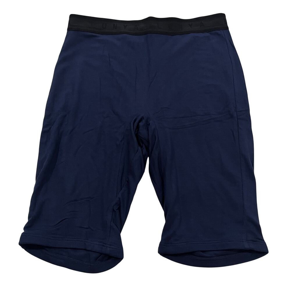 16-56 LUNYA Lahgo Soft Modal Lounge Biker Shorts Navy Small